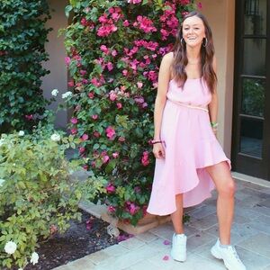 LAST CHANCE: Bubblegum Pink Asymmetrical Dress 🩷🫧